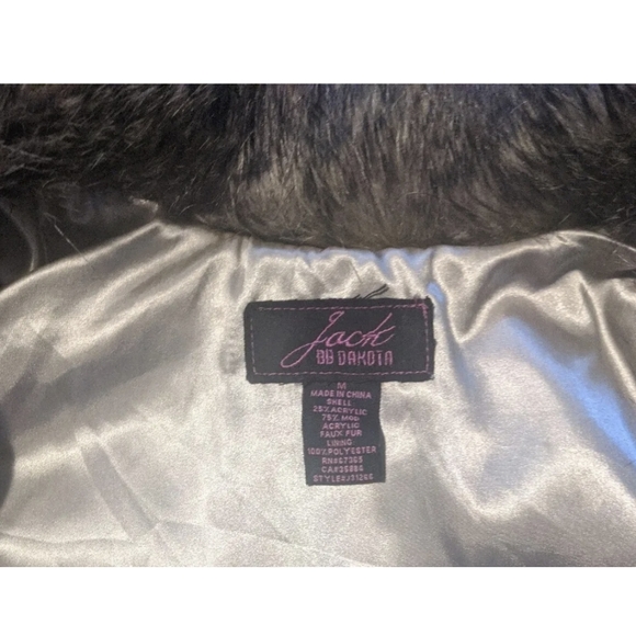 JACK by BB Dakota Brown Faux Fur Vest Women's Size Medium w/ Pockets & Lining. - Picture 4 of 12